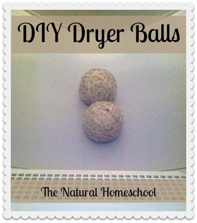 DIY dryer balls