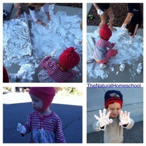Make Your own Sensory Play Snow! 2 ingredient Recipe
