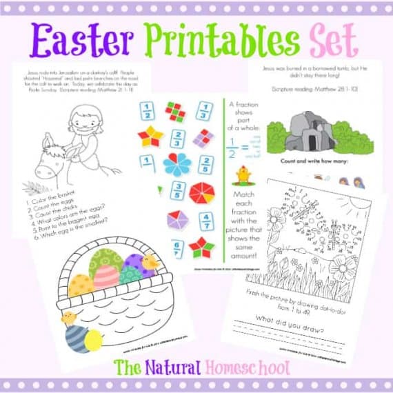Easter Printables Pack - The Natural Homeschool