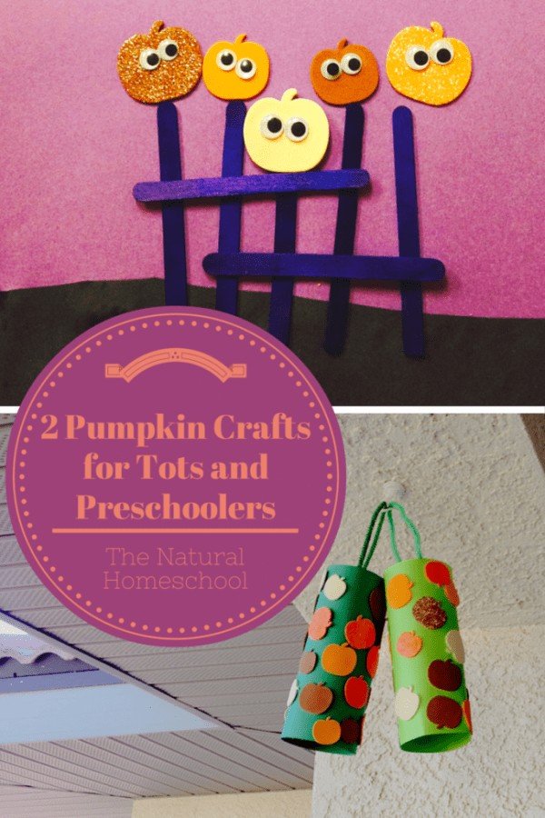 2 Fun Pumpkin Crafts for Tots and Preschoolers