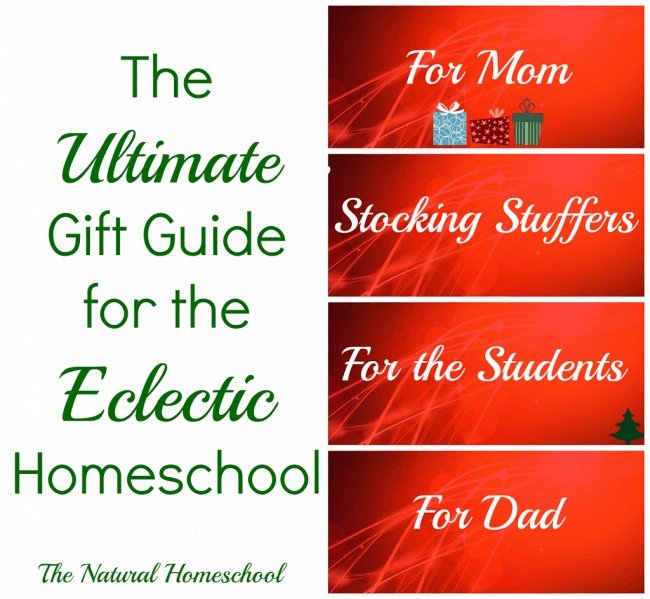 Moms, Dads, Children, Eclectic Homeschool Families: here is the ultimate gift guide for you!  We have picked an awesome list for you to draw inspiration from and have a wonderfully fun AND educational holiday.