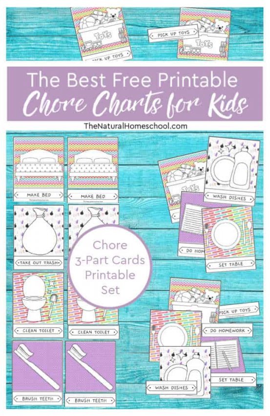 The Best Free Printable Chore Charts for Kids - The Natural Homeschool