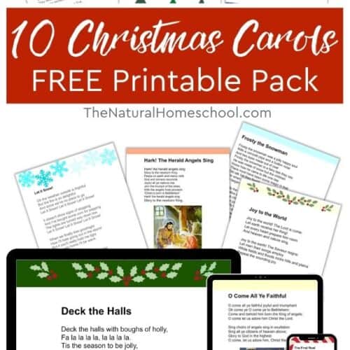10 Christmas Carols FREE Printable Pack