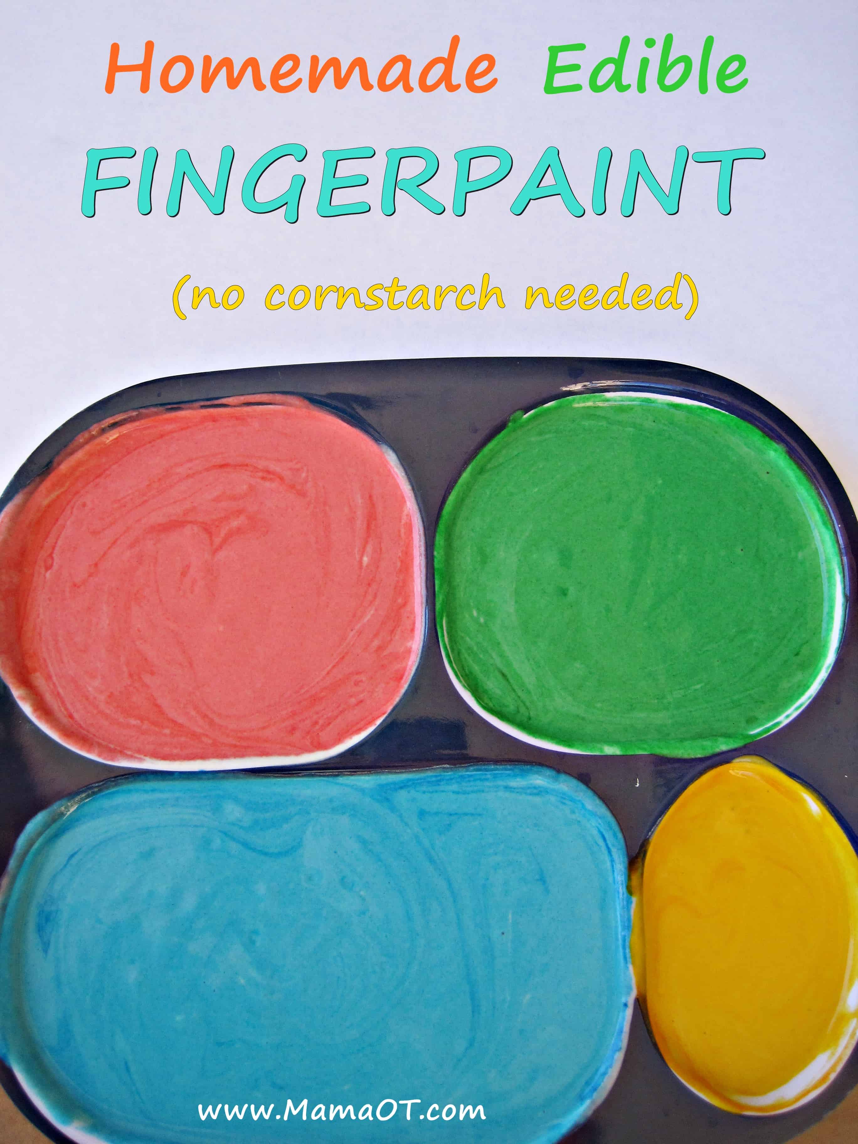 edible finger paint recipe