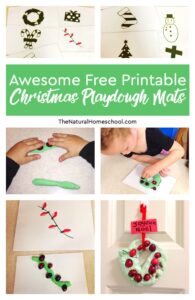 The Most Awesome Free Printable Christmas Playdough Mats - The Natural ...