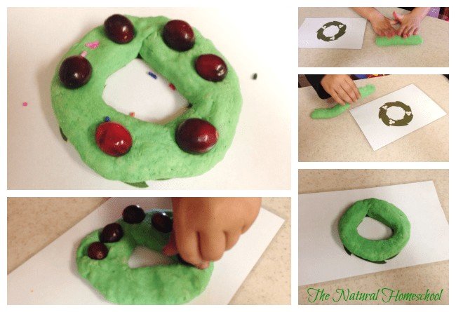 I am so happy to share these free printable Christmas playdough mats with you!