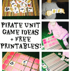 pirate unit game ideas and free printable
