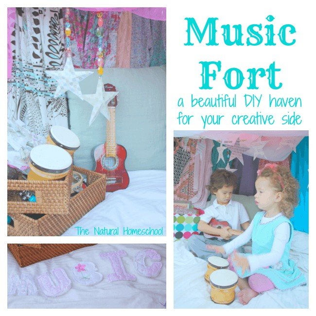 Music Fort: a beautiful DIY haven for your creative side