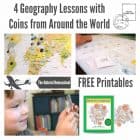 Coins of the World Geography Lessons with FREE Printables