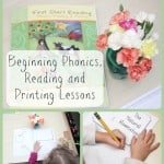 Beginning Phonics, Reading and Printing Lessons