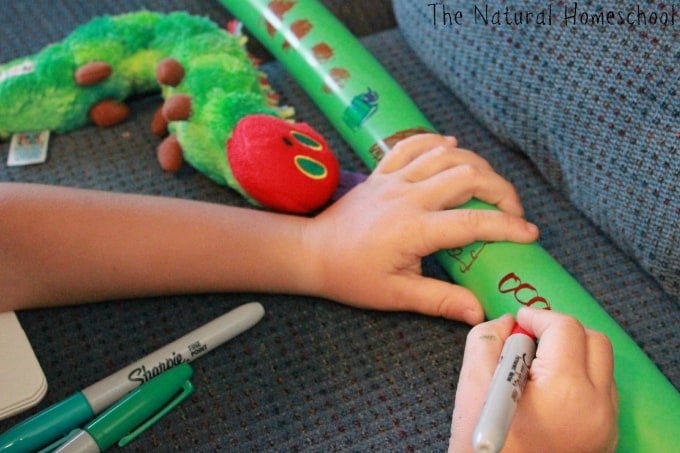 The Very Hungry Caterpillar: Story Order Balloon Activity