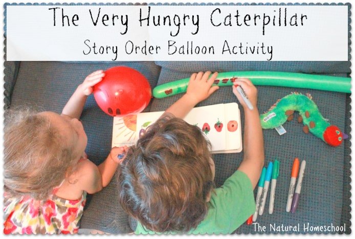 The Very Hungry Caterpillar: Story Order Balloon Activity