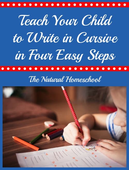 The Best Way for Children to Learn to Write Cursive {Free Printables}