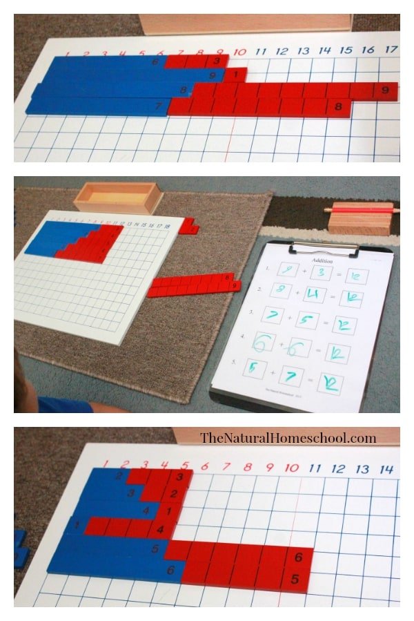 Montessori Math Lessons for Addition {Free Printables}