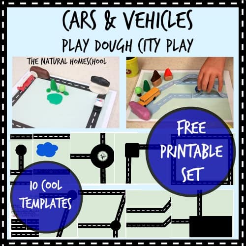 Play Cars Games {Free Printables for Play Dough}