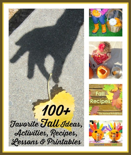 Crafts with Corn, Pumpkins & Turkeys {Free Printables}