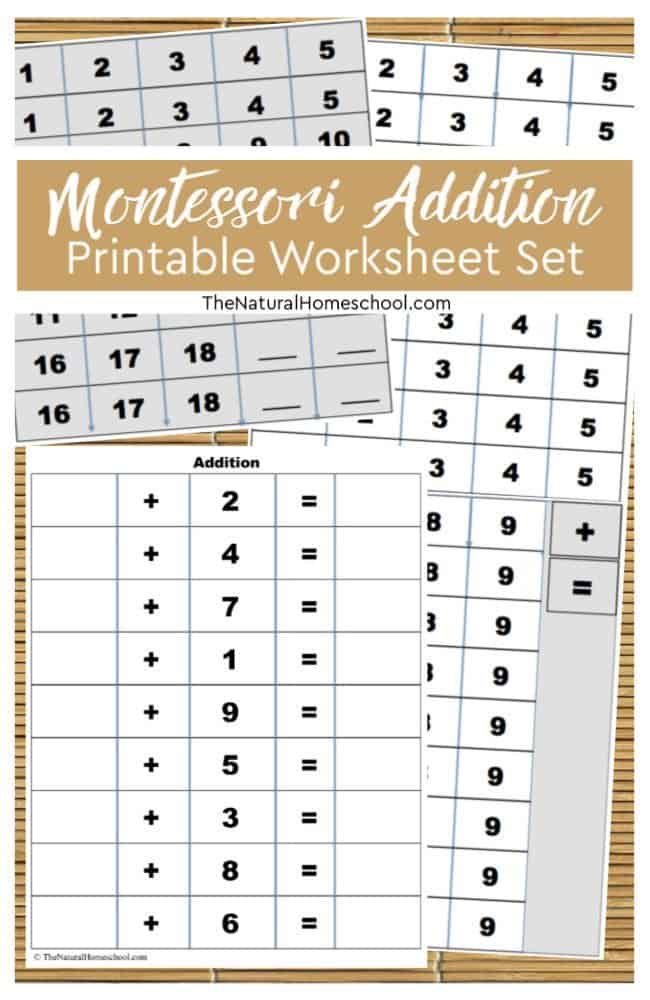 In this post, I will show you a sample lesson with the best Montessori addition printable worksheet, as well as show you how easy it is to bring Montessori to your home.