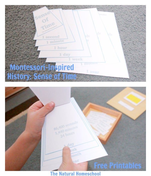 Montessori-Inspired History: Sense of Time {Free Printables}