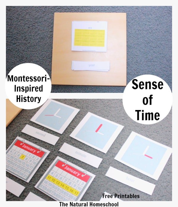 Montessori-Inspired History: Sense of Time {Free Printables}