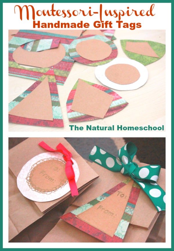 Montessori-Inspired Handmade Gift Tags