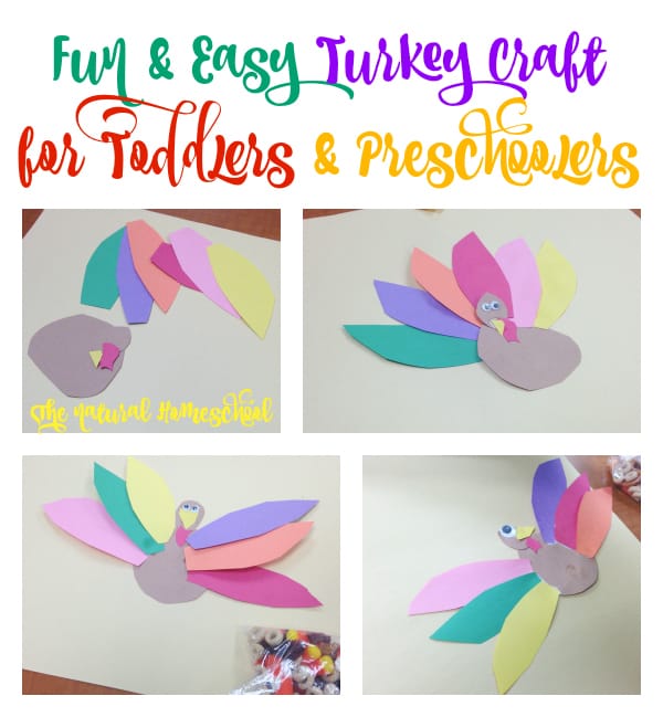 Crafts with Corn, Pumpkins & Turkeys {Free Printables}