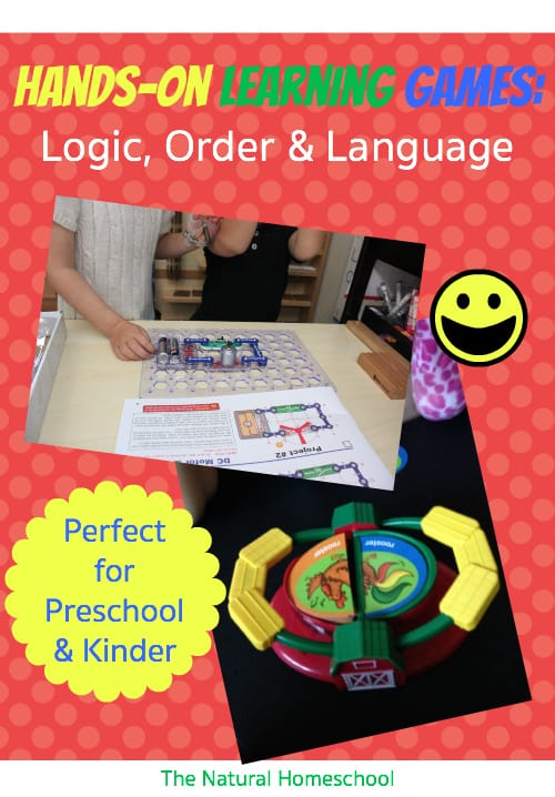 Hands-on Learning Games: Logic, Order & Language