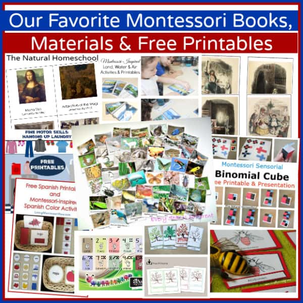 Our Favorite Montessori Books, Materials & Free Printables
