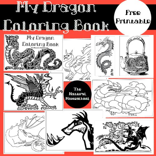 Dragon Books and Activities - Free Coloring Printable Pages