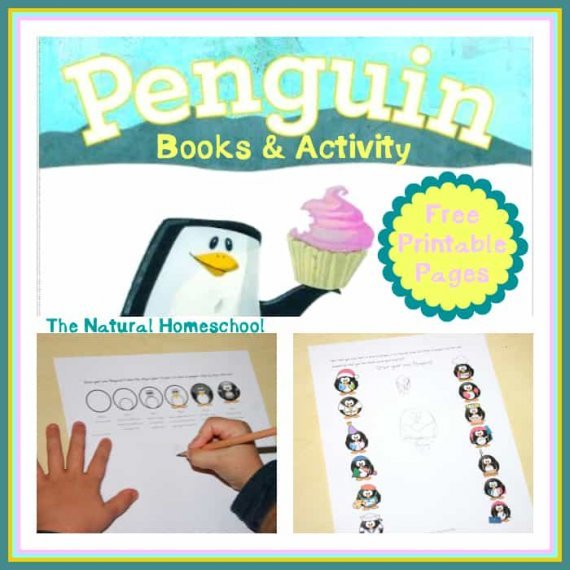 Penguin Books &amp; Activity {Free Printable Pages} - The Natural Homeschool