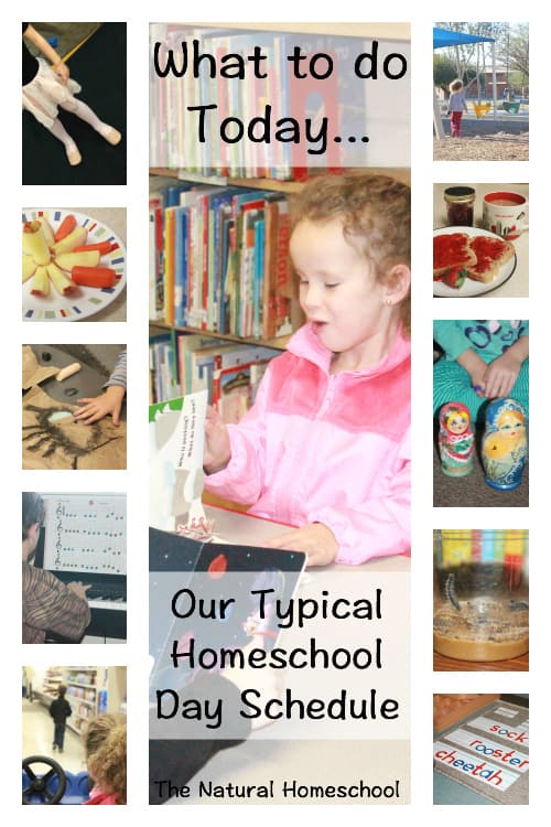 What to do today... Our Typical Homeschool Day Schedule