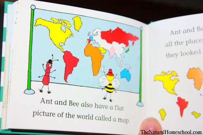 Insect books for Preschoolers that teach about maps, colors and sight words (Printables)