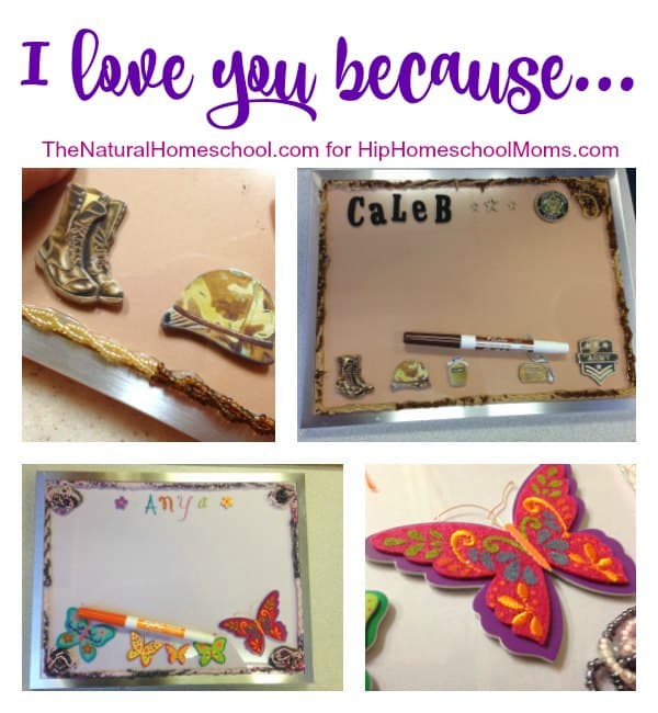 "I love you because" List and Craft Tutorial