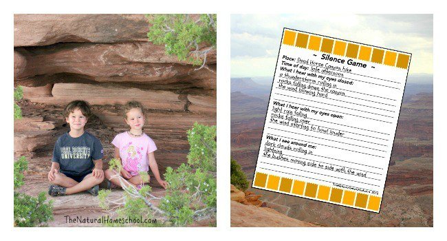 Exploring our Senses Outdoors (The Montessori Silence Game) - Printables