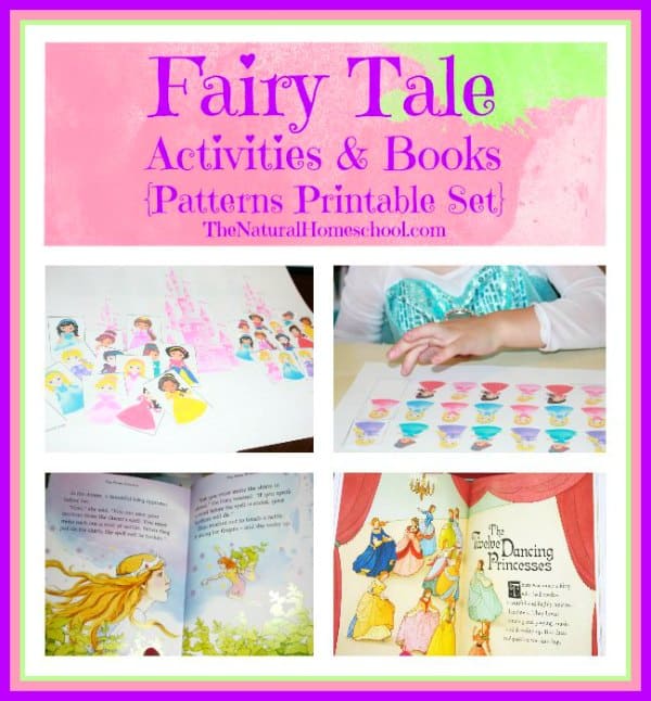 Fairy Tale Activities & Books {Princess Pattern Printable}