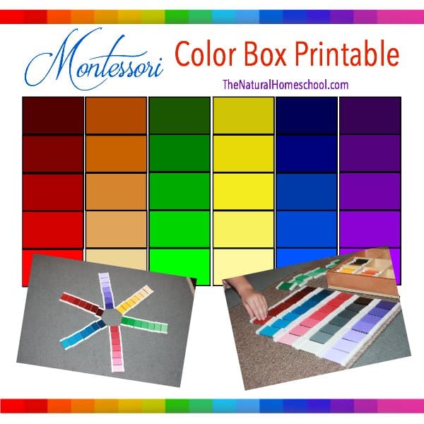 Montessori Sensorial Color Activities for Kids {Printables}