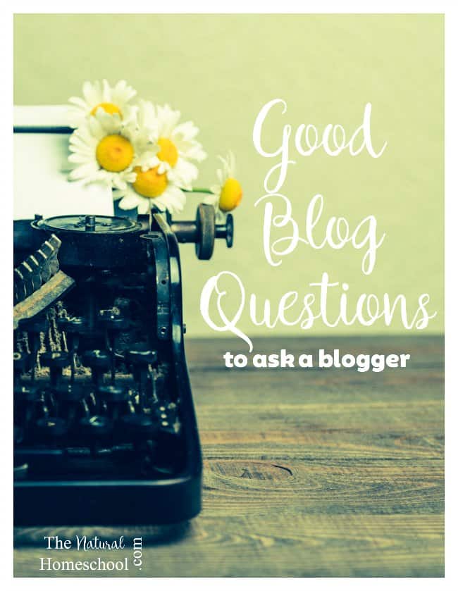 Good Blog Questions {FAQs for bloggers}
