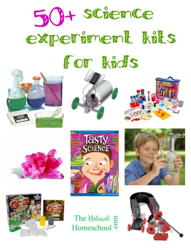 Come and take a look at 50+ Science Experiment Kits for Kids to use, love and learn so much about!