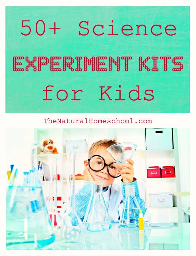 Come and take a look at 50+ Science Experiment Kits for Kids to use, love and learn so much about!