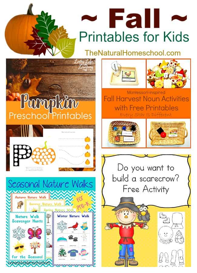 Fall Printables for Kids