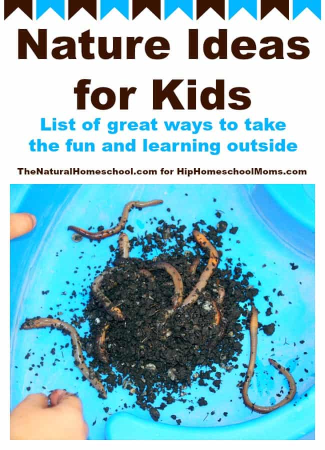 Nature Ideas for Kids -List of great ways to take the fun and learning outside
