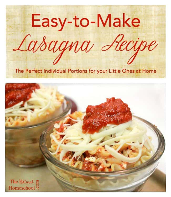Easy-to-Make Lasagna Recipe {Individual Portions}
