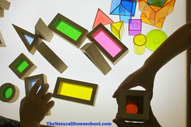 Gift Ideas for Preschool Light Table Activities