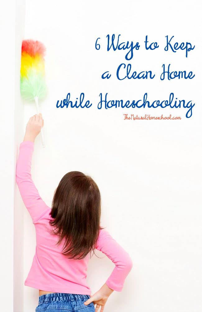 Here are some ways that can help you keep a good order at home and to keep a clean home while homeschooling.