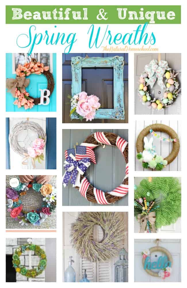 This is a great list of posts that bring you beautiful advice to make Beautiful & Unique Spring Wreaths a wonderful experience. Include your children in the reading.