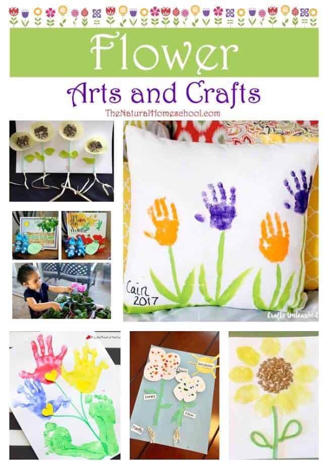 This is an great list of posts that bring you beautiful advice to make Flower Arts and Crafts a wonderful experience. Include your children in the reading. What do they think?