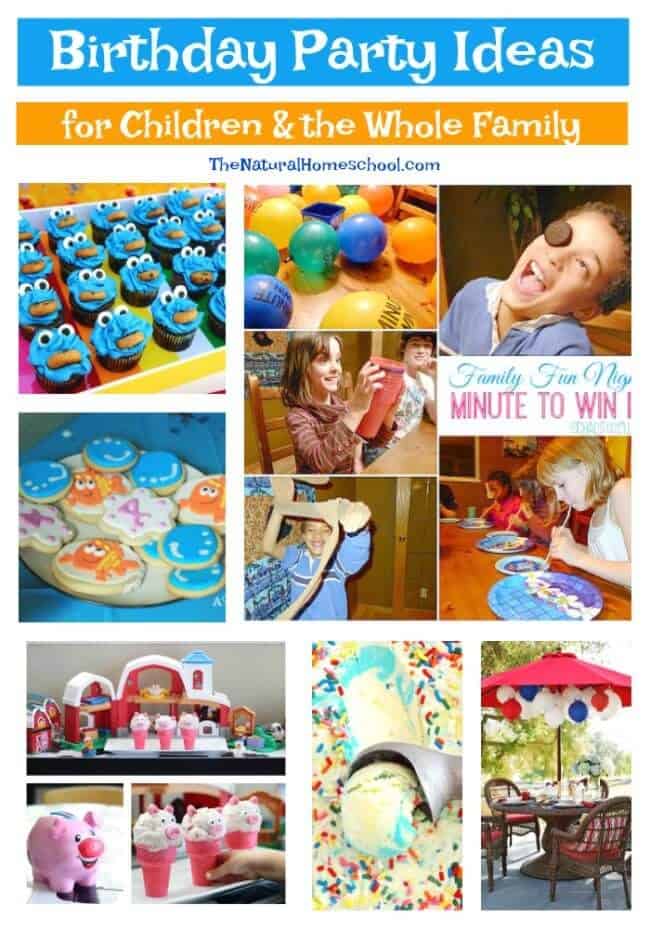 This is a great list of posts that bring you beautiful advice to make Birthday Party Ideas for Children a wonderful experience. Include your children in the reading.