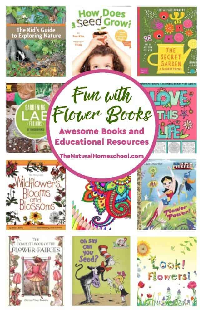 In this Flower Books and Activities post, we will be sharing with you all kinds of goodies! We will share some flower board books, crafts, fiction books, snacks, non-fiction books, free printables, and so much more!