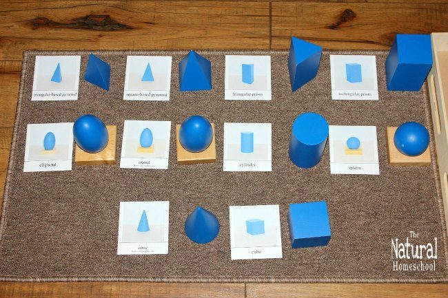 One of my children's favorite sensorial materials in our Montessori Sensorial Album are the Geometric Solids. They are perfect for small hands, they are versatile and there is so much the they learn with them! In this post, I will show you one of the lessons they practice (be on the lookout for more lessons coming soon!) and why we love Sensorial materials.