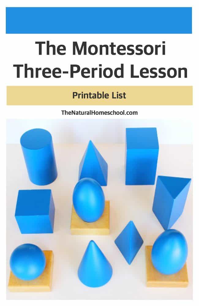 I will explain the Three-Period Lesson is and how to apply it in this post, but you can also get this three-period lesson printable.