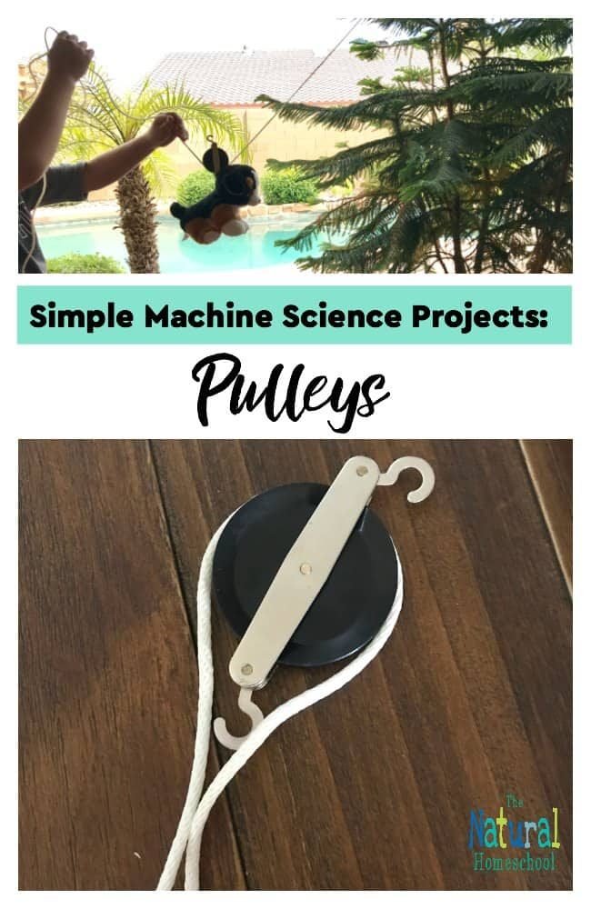 We are continuing our unit on Simple Machines! This time, we are focusing specifically on Simple Machine Science Projects: Pulleys!  That's right!
